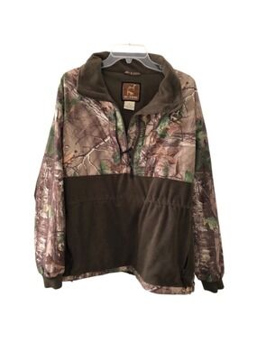 Size L Ol’ Tom Technical Turkey Gear Camo Hunting Jacket Drake Waterfowl